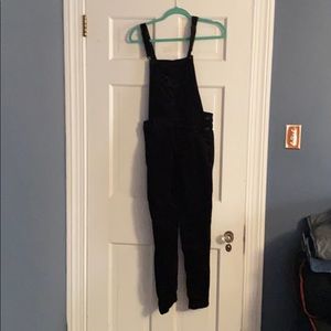black velvet overalls